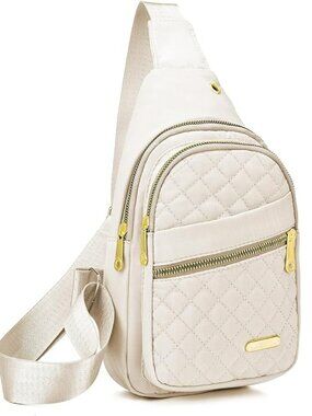 NEW Small Sling Women Quilted Casual Crossbody Sling Backpack Casual Appealing